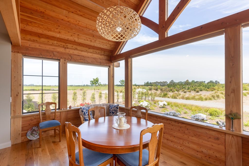 High spec timberframe sunroom in rural lifestyle home